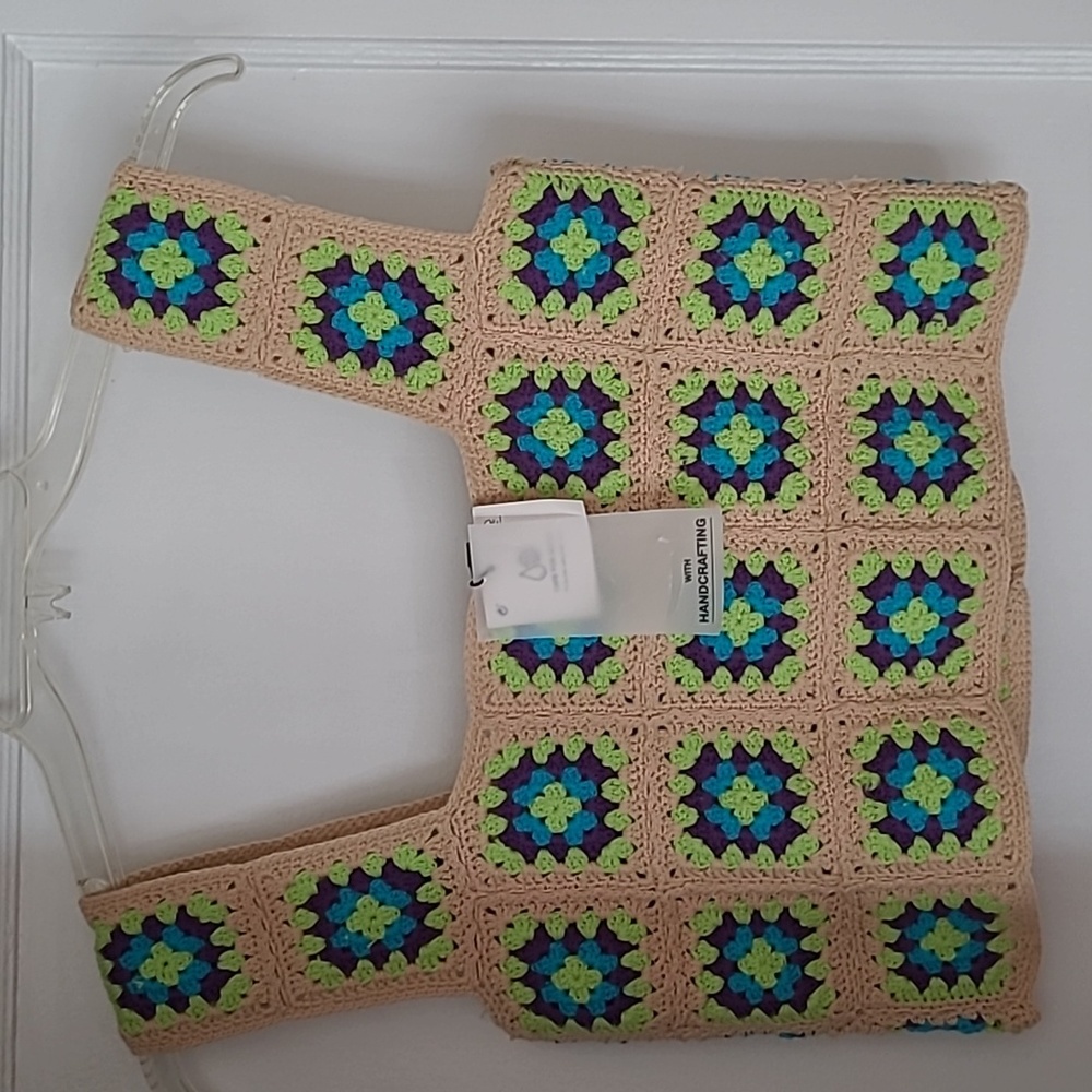Zara Women's Crochet Crop Top - Picture 6 of 8
